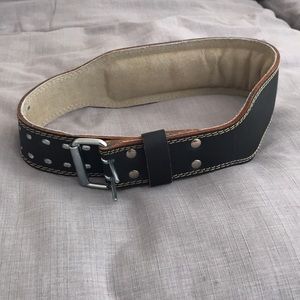 Black harbinger lifting belt size large